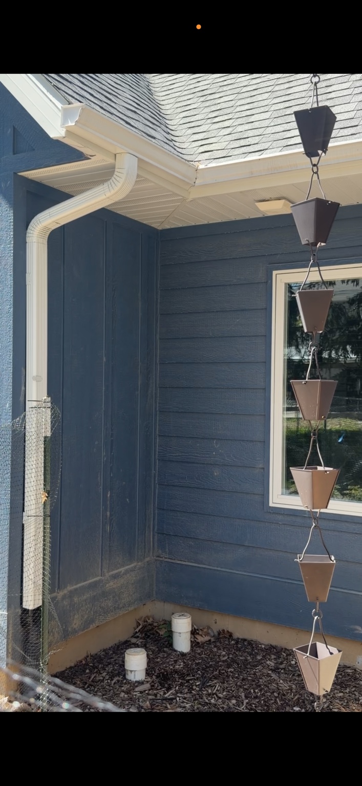Dirty siding before service